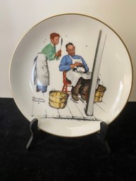 Norman Rockwell Summer Swatters Rights Plate