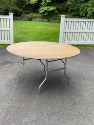 Folding Plywood Party Table 60 Inches