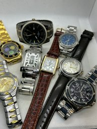 Large Grouping Of Men's Wristwatches