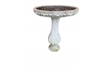 Cement Birdbath