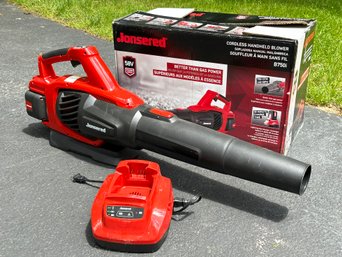 A Jonsered Rechargable Leaf Blower