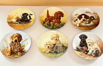 Knowles Collectible Plates - Puppy Themed
