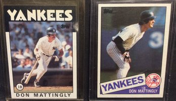 1986 & 1986 Topps Don Mattingly Cards - M