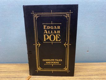 Edgar Allan Poe. Complete Tales And Poems. 1092 Page Beautifully Bound HC Book With Gold Gilt Page Edges.
