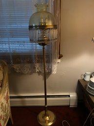 Glass Globe Chandelier Floor Lamp