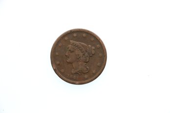 1841 Large Cent Penny Coin