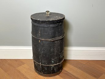 A Vintage Wooden Barrel