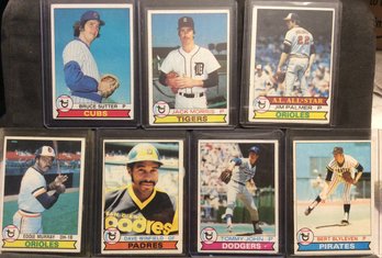 (7) 1979 Topps Baseball Superstars Lot - M