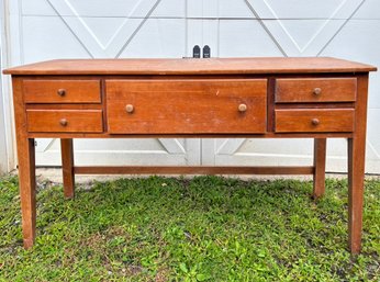 A Gorgeous Mid Century Maple Sideboard, Clean Lined And On Trend Again!