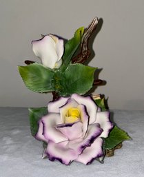 Italian Capodimonte Porcelain  Flower