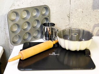 Bakeware!  An Emile Henry Enameled Cookie Sheet And More