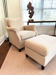 Sweet Ferguson Copeland LTD Upholstered Side Chair & Ottoman