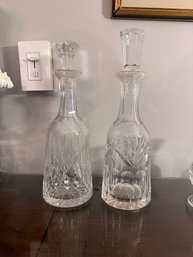 Group Of 2 Waterford Crystal Decanters