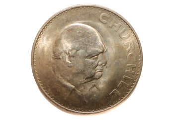 1965 Elizabeth II Commemorative Crown Winston Churchill