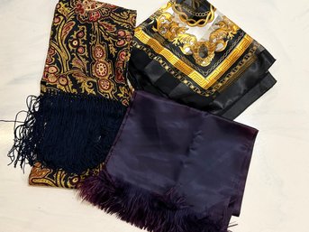 Silk Scarves In Opulent Patterns