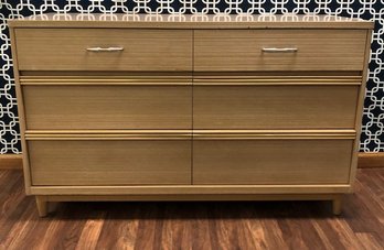 Vintage MCM 1961 Kroehler 6 Drawer Lowboy Dresser