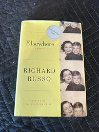 Signed Richard Russo Hard Covered Book