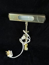 Brass Wall Hung Reading Lamp Fixture