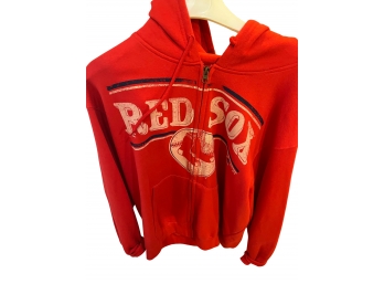 Vintage Boston Redsox Hooded Sweatshirt