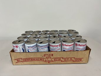 Collection Of Ballantine Bicentennial Cans 1776-1976