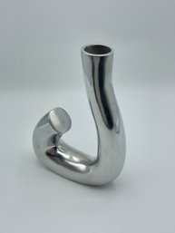 Vintage Metal Tube/Pipe Vase