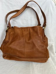 Brown Leather 'the Sak' Handbag