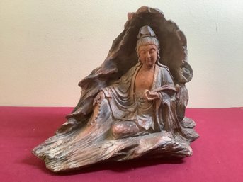 Guanyin Buddhist TV Light Statue