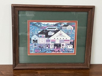 Charles Wysocki Folk Art Framed Print