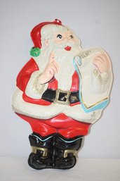 Mid Century Santa Plastic Mold By Art Form - Lot 1