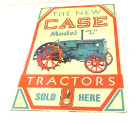 Case Model L Tractor Metal Sign