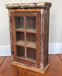 A Rustic Wood Medicine Cabinet