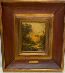 19 Century Signed James Northcote Oil On Board