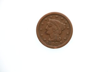 1848 Large Cent Penny Coin