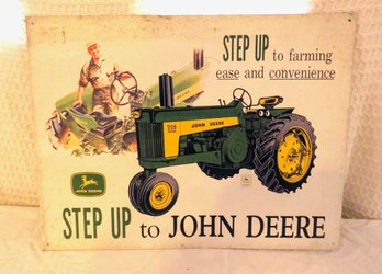 John Deere Farming Tractor Metal Sign