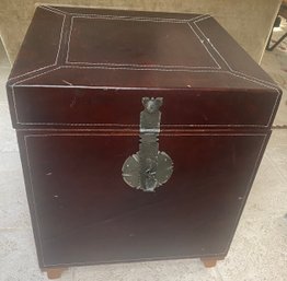 Leather Clad Storage Box