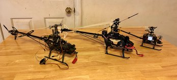 Lot Of 3 RC Helicopters - Used - Not Tested