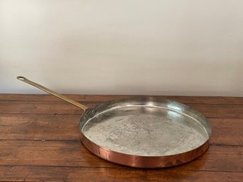 French Copper Crepe Pan