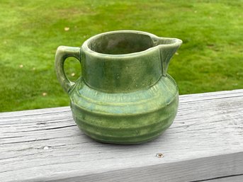 Antique Pottery Pitcher With Acorn Marking