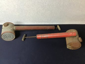 Vintage Metal Spray Pumps Lot Of 2