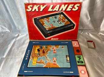 Super Rare 1955 Sky Lanes Board Game