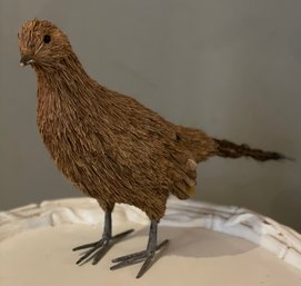 Vintage Female Pheasant Sculpture