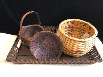 Set Of Wicker Baskets