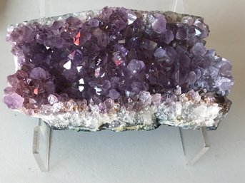 Amethyst Slab, 2 LB 5 Oz, 7 Inch By 4 Inch