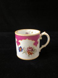 Pink Floral Trim Mug