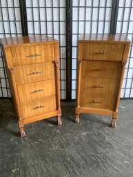 Pair Of Lingerie Chests/Night Stands