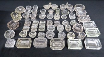 A Large Lot Of Victorian Era Table Salts And Master Salts