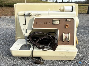 A Vintage Singer Sewing Machine