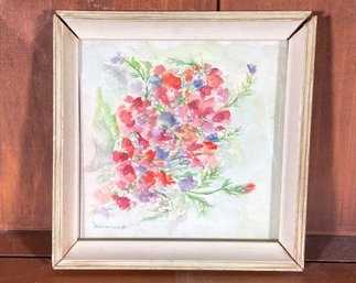 A Vintage Watercolor, Signed Gruffuso