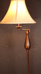 METAL SWINGARM PHARMACY STYLE FLOOR LAMP