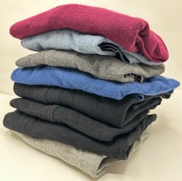 8 Men's Sweaters Including Some Cashmere, Size Medium: Kenneth Cole, Emile Lafaurie, Uniqlo, Gap & More